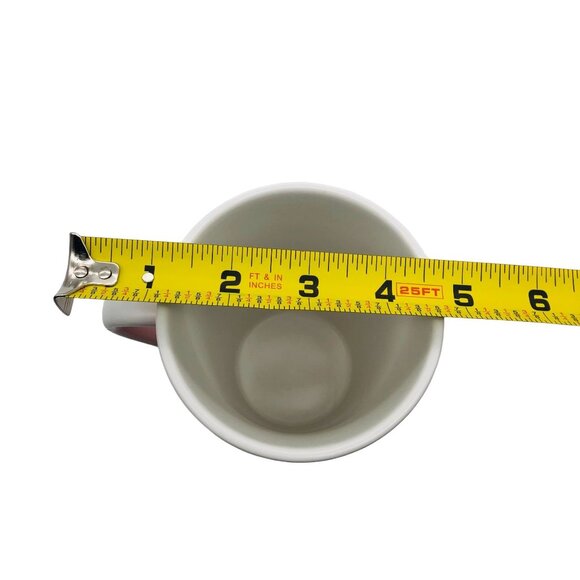 Starbucks 2011 Holiday Tall Mug Cup Bone China Red Sledding Dog - Picture 10 of 10